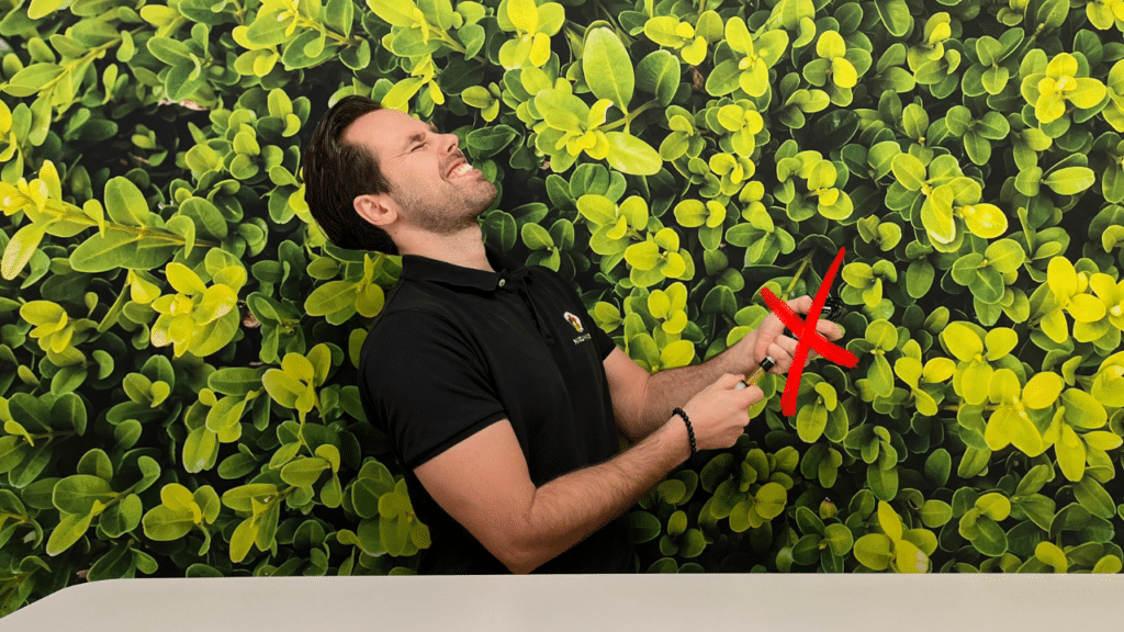 Verwijderen KCl bewaarflesje