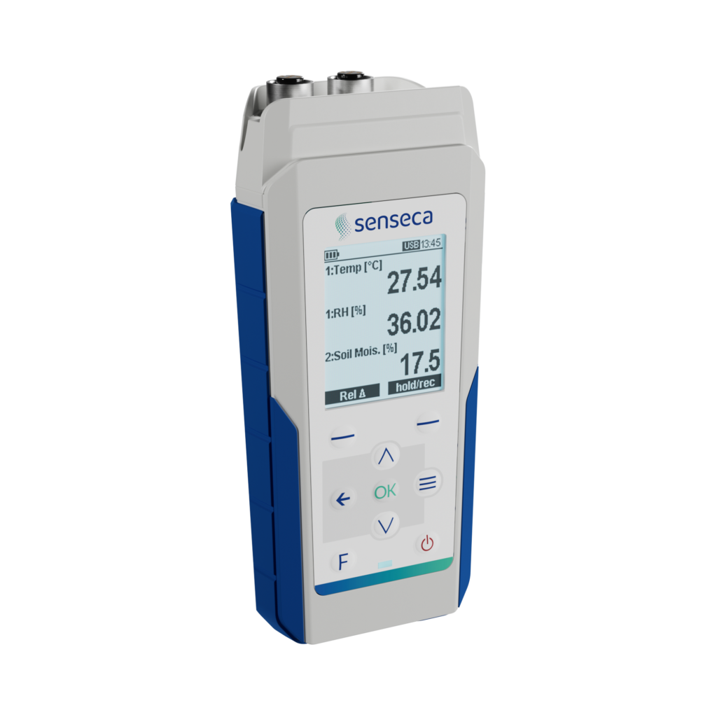 Handmeter met 2 sensor ingangen