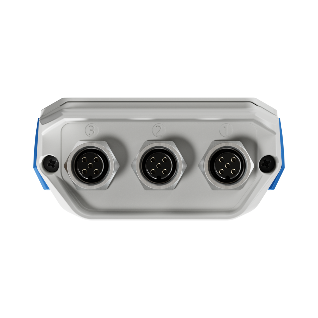 Handmeter met 3 sensor ingangen bovenzijde handmeter